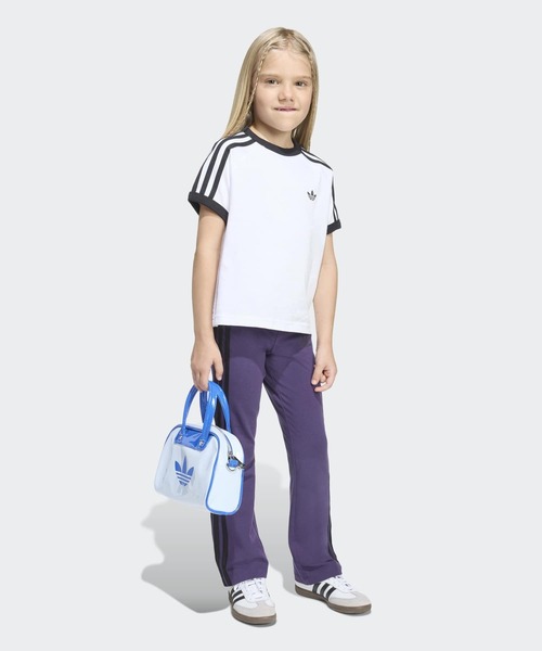 adidas(アディダス)の「スリーストライプ Tシャツ / アディダスオリジナルス adidas Originals(Tシャツ/カットソー・キッズ・ブラック・100/110/120/130)」の14枚目の写真