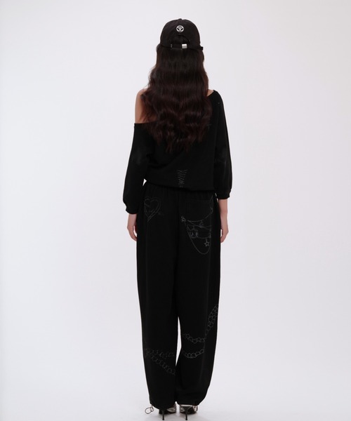 silent(and)（サイレントアンド）の「Angel Spray Sweat Tops（スウェット・レディース・ホワイト/ブラック・FREE）」の15枚目の写真