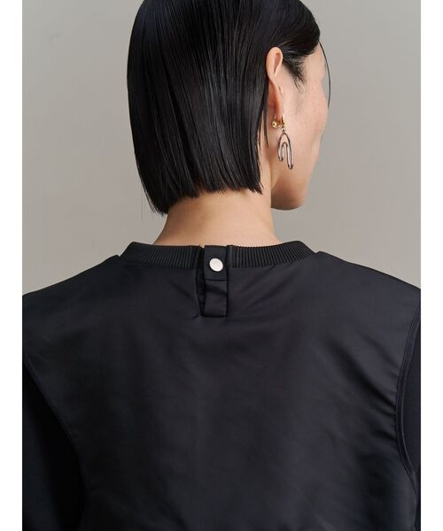 UN3D.(アンスリード)の「MA-1 VEST DOCKING SWEAT / MA-1ベストドッキングスウェット(スウェット・レディース・その他1/ブラック・36/38)」の11枚目の写真