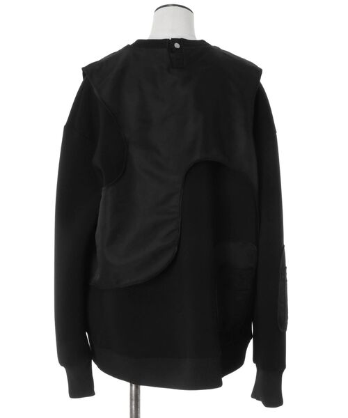 UN3D.(アンスリード)の「MA-1 VEST DOCKING SWEAT / MA-1ベストドッキングスウェット(スウェット・レディース・その他1/ブラック・36/38)」の7枚目の写真