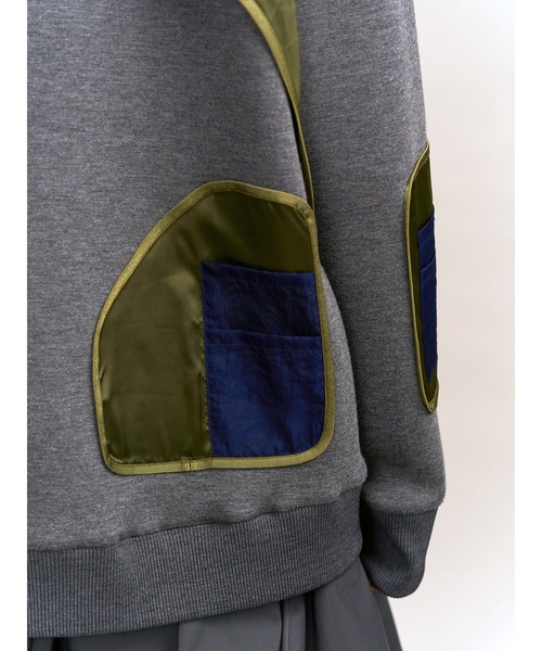 UN3D.(アンスリード)の「MA-1 VEST DOCKING SWEAT / MA-1ベストドッキングスウェット(スウェット・レディース・その他1/ブラック・36/38)」の19枚目の写真