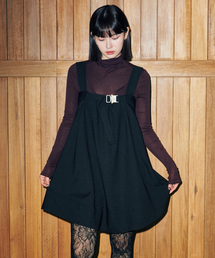 NILLRING（ニルリン）の「D05.00 Buckle point Dress_Black（ワンピース）」