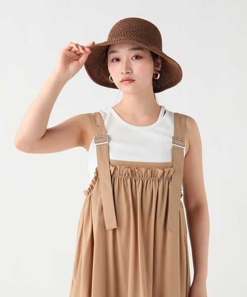 BEAMS HEART（ビームスハート）の「ミックス サーモ キャペリンハット（ハット・レディース・ホワイト系その他5/グレー/ブラウン・ONE SIZE）」の5枚目の写真