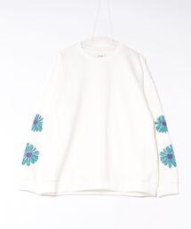 ●ATELANE●袖フラワー刺繍P/O