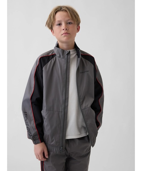 【ぇみ】リバーシブルクラシックナイロンジャケット Reversible Classic Nylon Track Jacket