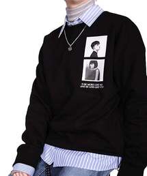 ACHA（アチャ）の「グラフィックストリングスウェット _ ブラック（スウェット）」