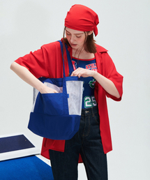 DELIGHTPOOL（ディライトプール）の「Breeze Mesh Bag - Navy（エコバッグ/サブバッグ）」