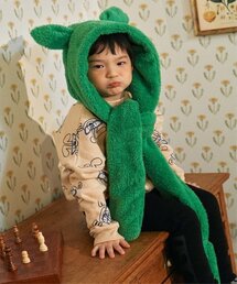 MATILDA N Y（マチルダエヌワイ）の「ローバー手袋帽子マフラー_グリーン（マフラー）」