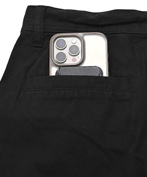 HANES(ヘインズ)の「『Hanes/ヘインズ』ワイドフィットノータックチノパンツ(チノパンツ・メンズ・カーキ/ダークベージュ/ブラック・LL/L/M)」の15枚目の写真