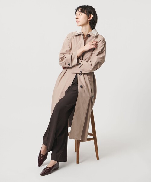 UNITED ARROWS（ユナイテッドアローズ）の「エナメル レースアップ フラットシューズ（パンプス・レディース・ブラック/ワイン・36/36h/35h/35/38/37/37h）」の6枚目の写真