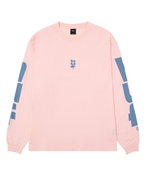 HUF(ハフ)の「MEGABLAST LS TEE(Tシャツ/カットソー・メンズ・ネイビー/ホワイト/ピンク/ブラック・L/M/S/XS/XXL/XL)」の12枚目の写真