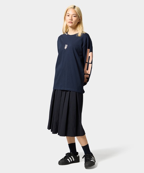 HUF(ハフ)の「MEGABLAST LS TEE(Tシャツ/カットソー・メンズ・ネイビー/ホワイト/ピンク/ブラック・L/M/S/XS/XXL/XL)」の20枚目の写真