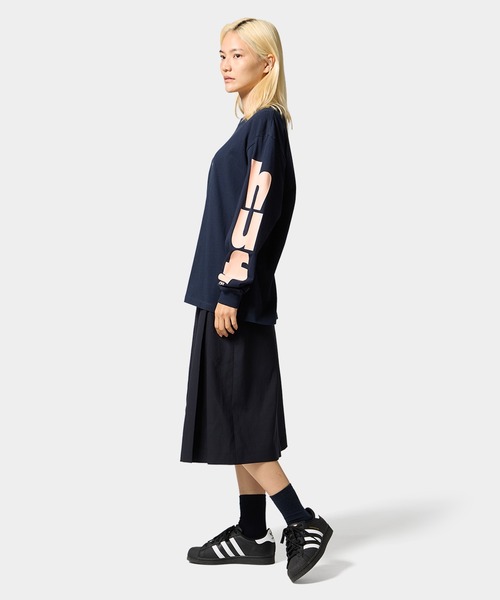 HUF(ハフ)の「MEGABLAST LS TEE(Tシャツ/カットソー・メンズ・ネイビー/ホワイト/ピンク/ブラック・L/M/S/XS/XXL/XL)」の21枚目の写真