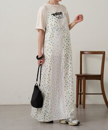 Omekashi（オメカシ）の「フラワーパネルキャミワンピース（ワンピース）」