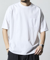 限定展開 STORATECH/ストラテック ワイドシルエット クルーネックTシャツ/抗菌/防臭/制菌/UVカット/接触冷感/吸水速乾