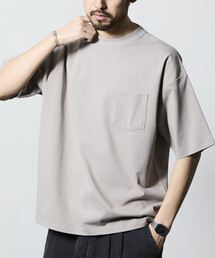 限定展開 STORATECH/ストラテック ワイドシルエット クルーネックTシャツ/抗菌/防臭/制菌/UVカット/接触冷感/吸水速乾