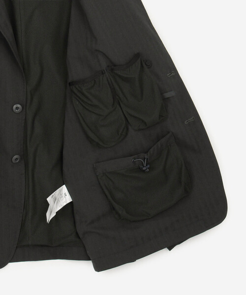DAIWA PIER39（ダイワピア39）の「DAIWA PIER39 | TECH LOOSE 2B JACKET HERRINGBONE MEN（テーラードジャケット・メンズ・チャコール・L/S/M）」の9枚目の写真