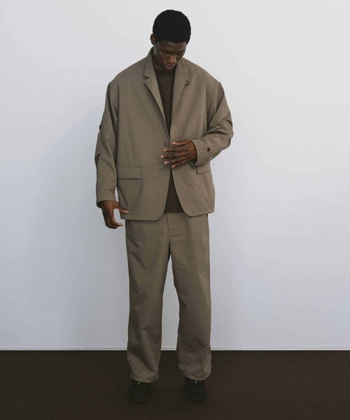 DAIWA PIER39（ダイワピア39）の「DAIWA PIER39 | TECH LOOSE 2B JACKET HERRINGBONE MEN（テーラードジャケット・メンズ・チャコール・L/S/M）」の14枚目の写真