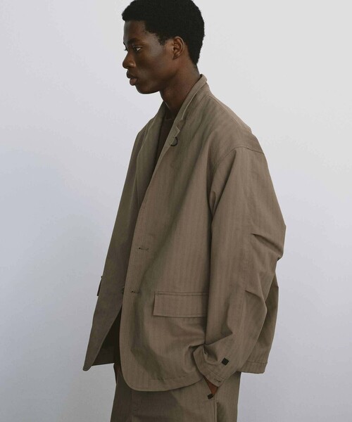DAIWA PIER39（ダイワピア39）の「DAIWA PIER39 | TECH LOOSE 2B JACKET HERRINGBONE MEN（テーラードジャケット・メンズ・チャコール・L/S/M）」の15枚目の写真