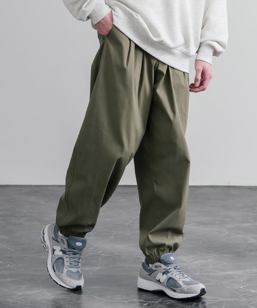 KRIFF MAYER（クリフメイヤー）の「KRIFF MAYER クリフメイヤー ストレッチコンフォートジョガーパンツ/イージーテーパードパンツ 2535107（その他パンツ・メンズ・オリーブ/モカ/グレー/ベージュ/ブラック・M/L/XL）」の5枚目の写真