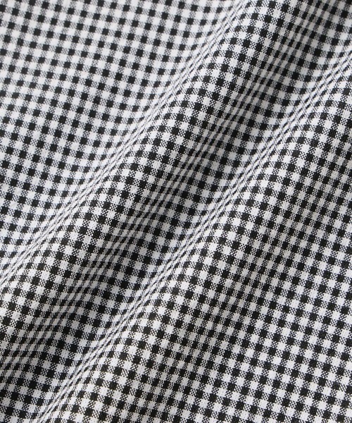 le cercle ADAM ET ROPE'(ルセルクルアダムエロペ)の「ギンガムチェックシアーサッカーシャツ(シャツ/ブラウス・メンズ・ブラック/ネイビー・L/M/S/LL)」の16枚目の写真