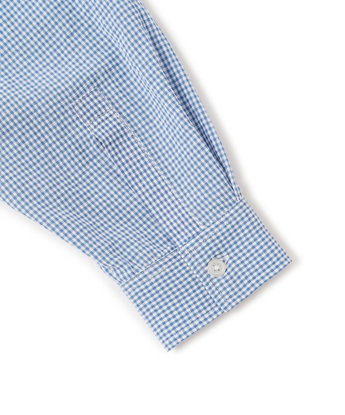 le cercle ADAM ET ROPE'(ルセルクルアダムエロペ)の「ギンガムチェックシアーサッカーシャツ(シャツ/ブラウス・メンズ・ブラック/ネイビー・L/M/S/LL)」の11枚目の写真