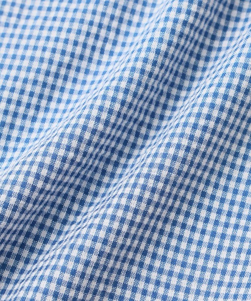 le cercle ADAM ET ROPE'(ルセルクルアダムエロペ)の「ギンガムチェックシアーサッカーシャツ(シャツ/ブラウス・メンズ・ブラック/ネイビー・L/M/S/LL)」の15枚目の写真