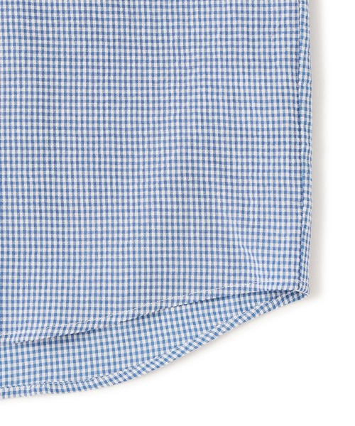 le cercle ADAM ET ROPE'(ルセルクルアダムエロペ)の「ギンガムチェックシアーサッカーシャツ(シャツ/ブラウス・メンズ・ブラック/ネイビー・L/M/S/LL)」の8枚目の写真