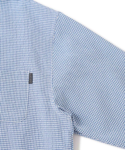 le cercle ADAM ET ROPE'(ルセルクルアダムエロペ)の「ギンガムチェックシアーサッカーシャツ(シャツ/ブラウス・メンズ・ブラック/ネイビー・L/M/S/LL)」の10枚目の写真
