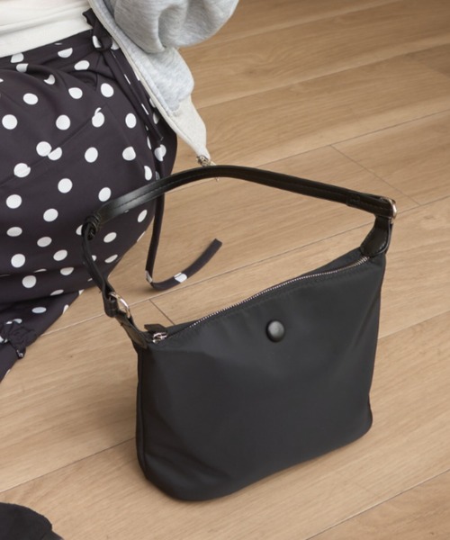 Birthday room(バースデイルーム)の「ミニショルダーバッグ/mini shoulder bag(ショルダーバッグ・レディース・ブラック/ライトブルー/ピンク/オフホワイト・FREE)」の16枚目の写真