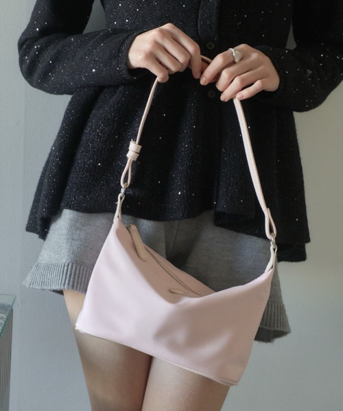 Birthday room(バースデイルーム)の「ミニショルダーバッグ/mini shoulder bag(ショルダーバッグ・レディース・ブラック/ライトブルー/ピンク/オフホワイト・FREE)」の8枚目の写真