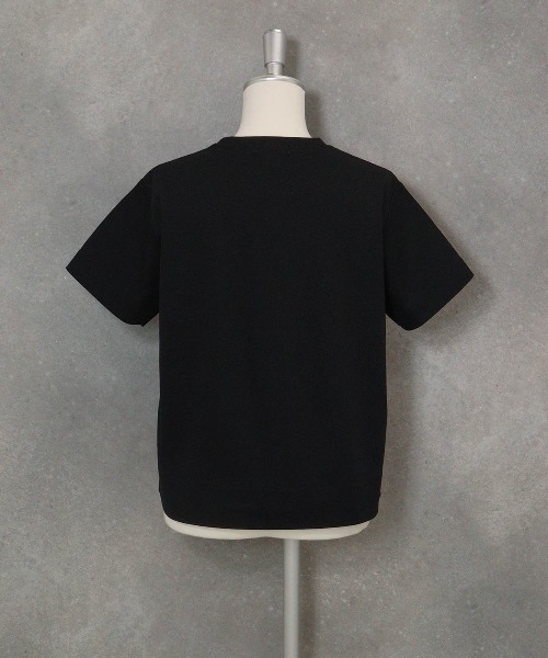 STUDIO PICONE（スタジオピッコーネ）の「コットン混冷感ポンチプルオーバー（Tシャツ/カットソー・レディース・ベージュ/ホワイト/ライトブルー/ブラック・LL/L/M）」の7枚目の写真