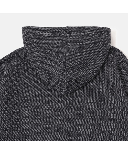 Timberland(ティンバーランド)の「ヘリンボーン フルジップ スウェットシャツ ユニセックス(パーカー・メンズ・ネイビー・LARGE/MEDIUM/SMALL/X-LARGE/XX-LARGE)」の11枚目の写真