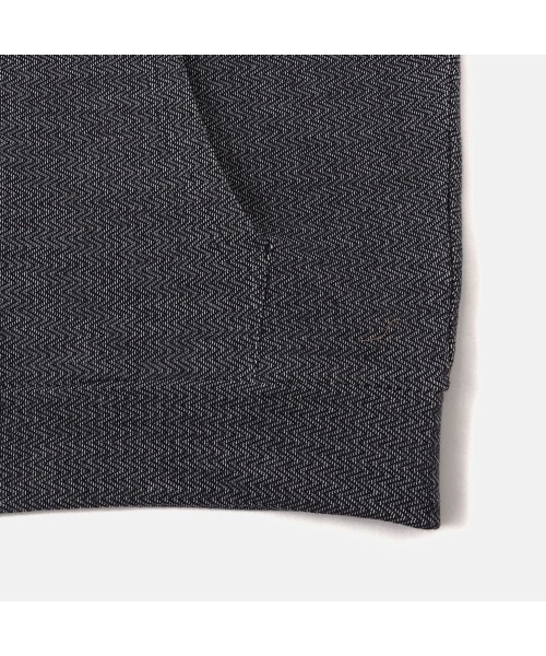 Timberland(ティンバーランド)の「ヘリンボーン フルジップ スウェットシャツ ユニセックス(パーカー・メンズ・ネイビー・LARGE/MEDIUM/SMALL/X-LARGE/XX-LARGE)」の3枚目の写真