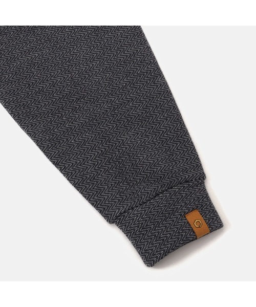 Timberland(ティンバーランド)の「ヘリンボーン フルジップ スウェットシャツ ユニセックス(パーカー・メンズ・ネイビー・LARGE/MEDIUM/SMALL/X-LARGE/XX-LARGE)」の5枚目の写真