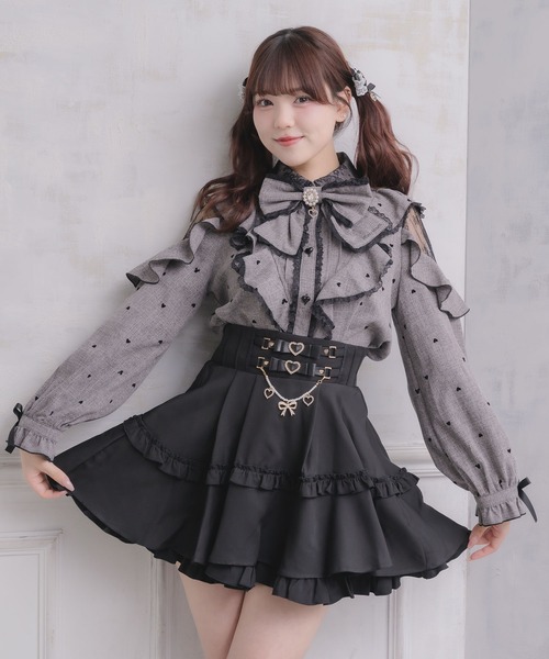 ROJITA(ロジータ)の「【Disney collection by ROJITA】ミッキーシルエットフロッキープリントブラウス(シャツ/ブラウス・レディース・パープル/ピンク/グレー・FREE)」の16枚目の写真