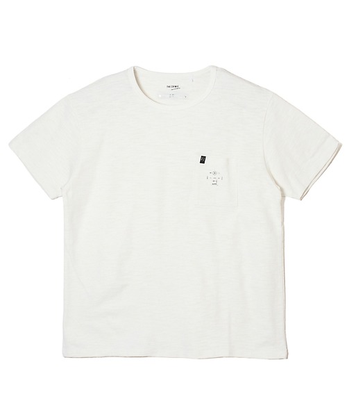 CRIMIE(クライミー)の「HEAVY OZ SLUB BINDER NECK POCKET T SHIRT(Tシャツ/カットソー・メンズ・ホワイト/ブラック・M/L/XL/XXL)」の3枚目の写真