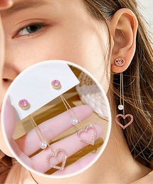 パール ピアス 星 ハート レディース 揺れる アクセサリー