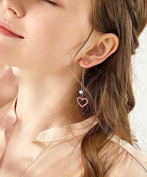 shoppinggo(ショッピングゴー)の「パール ピアス 星 ハート レディース 揺れる アクセサリー(ピアス(両耳用)・レディース・ゴールド系その他/ゴールド・FREE)」の13枚目の写真