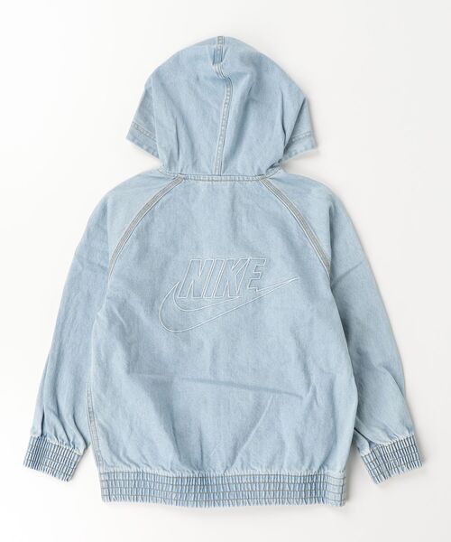 NIKE(ナイキ)の「ナイキ NIKE YTH NSW WR デニム フルジップ ジャケット(ジャージ・キッズ・ブルー・140cm/150cm/160cm/170)」の2枚目の写真