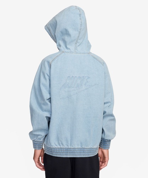 NIKE(ナイキ)の「ナイキ NIKE YTH NSW WR デニム フルジップ ジャケット(ジャージ・キッズ・ブルー・140cm/150cm/160cm/170)」の8枚目の写真