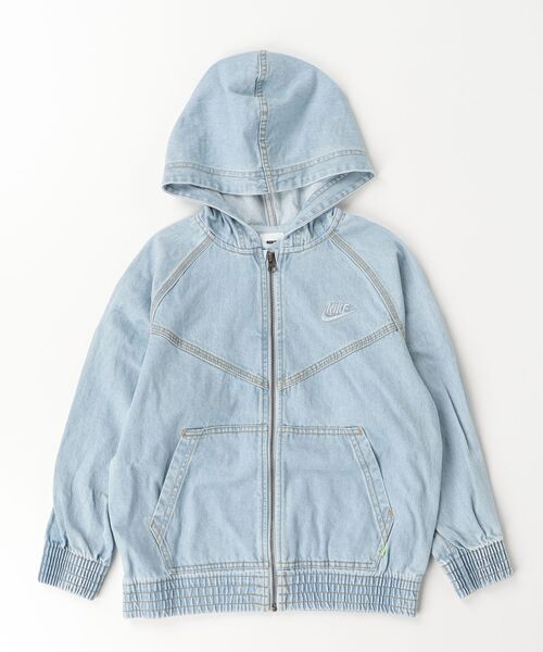 NIKE(ナイキ)の「ナイキ NIKE YTH NSW WR デニム フルジップ ジャケット(ジャージ・キッズ・ブルー・140cm/150cm/160cm/170)」の11枚目の写真