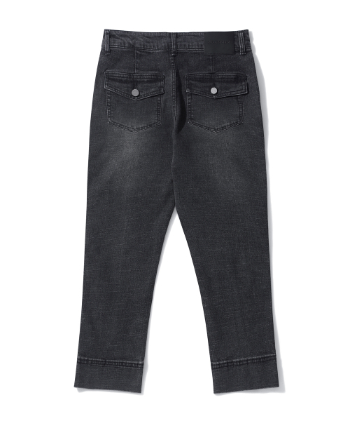 DECET WOMEN(デケット ウーマン)の「Seamed Low Rise Capri Jeans DCWPT024BLACK(その他パンツ・レディース・その他・X-SMALL/SMALL/MEDIUM/LARGE)」の6枚目の写真