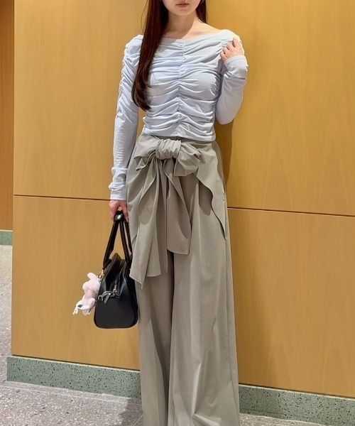 SNIDEL ホルターカットプルオーバー SNIDEL（スナイデル） ボレロセットホルターニットプルオーバー 24春夏