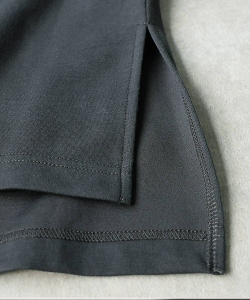 antiqua(アンティカ)の「スタンドネック パーカー(パーカー・レディース・ブラック/ダークグレー/杢グレー・ONESIZE)」の20枚目の写真