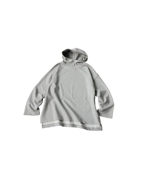 antiqua(アンティカ)の「スタンドネック パーカー(パーカー・レディース・ブラック/ダークグレー/杢グレー・ONESIZE)」の17枚目の写真