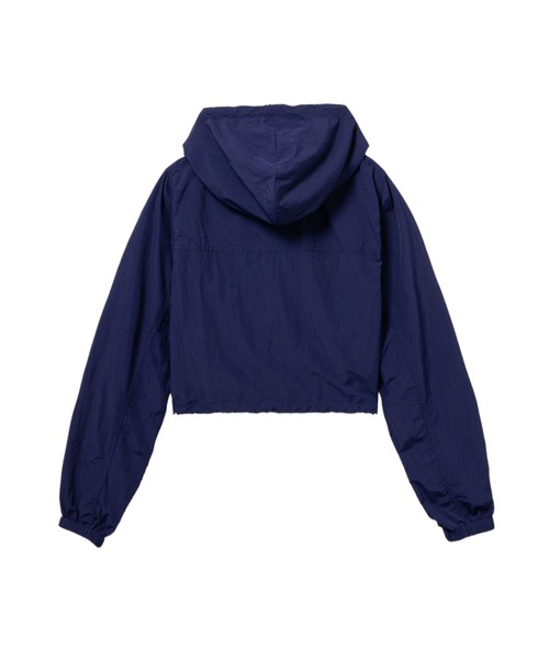 A BATHING APE(アベイシングエイプ)の「SILICON BADGE NYLON ANORAK(ナイロンジャケット・レディース・アイボリー/ネイビー・SMALL/X-SMALL)」の3枚目の写真