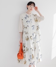 Paradise Picnic（パラダイスピクニック）の「ホース柄アシメ切替ワンピース（ワンピース）」