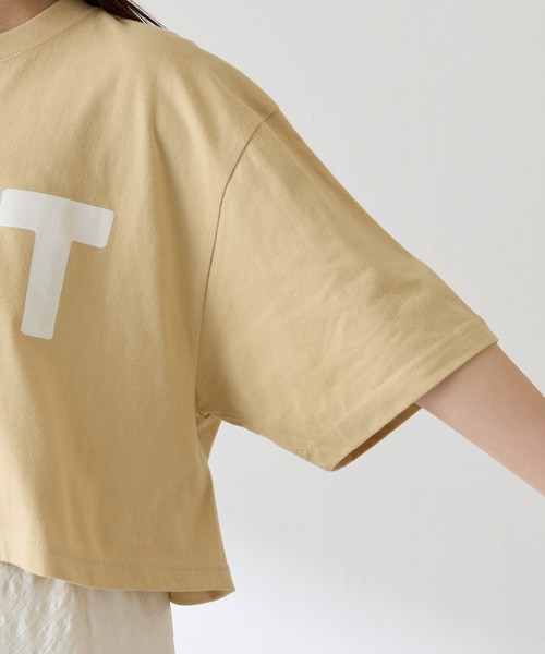 GOOD MOTIVE TEE(グッドモチーブティー)の「GOOD MOTIVE TEE/ロゴTシャツ(Tシャツ/カットソー・レディース・ベージュ・FREE)」の18枚目の写真