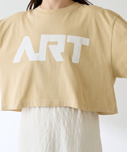 GOOD MOTIVE TEE(グッドモチーブティー)の「GOOD MOTIVE TEE/ロゴTシャツ(Tシャツ/カットソー・レディース・ベージュ・FREE)」の19枚目の写真